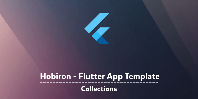 Hobiron - Flutter App Template