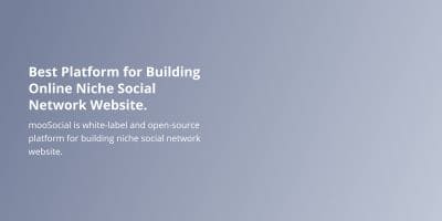 mooSocial - The Ultimate PHP Social Network Script