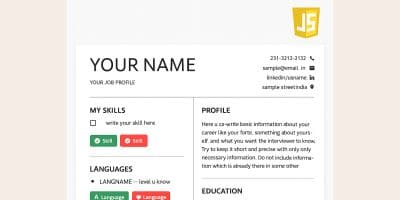 ResumeBuilder -  Easy Resume Maker Script